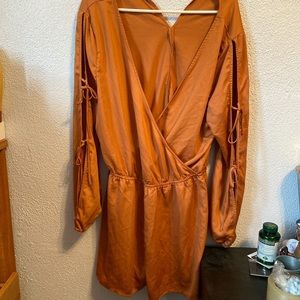 Material girl Apricot Romper